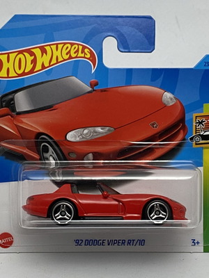 1992 Dodge Viper RT/10 Hot Wheels Mainline HW Exotics new, red