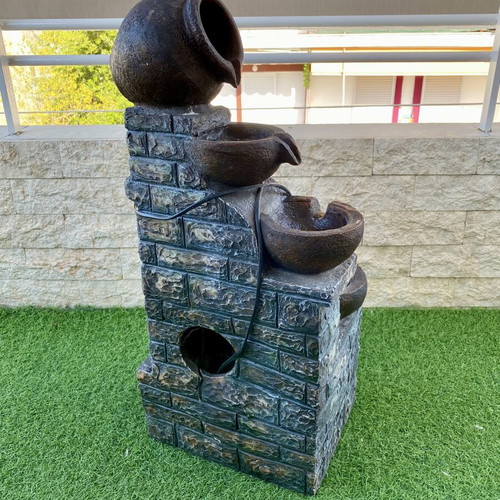 Decorative illuminated fountain 4 levels used, perfect condition