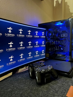 Βάση για 2 τηλεχειριστήρια PlayStation 4 καινούργια, μαύρη