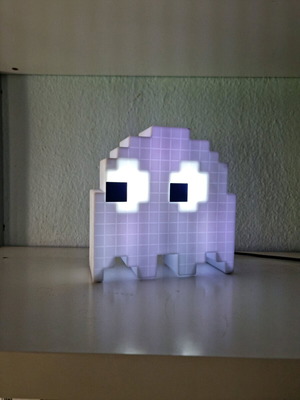 Pac Man ghost lamp like new