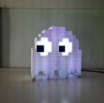 Pac Man ghost lamp like new