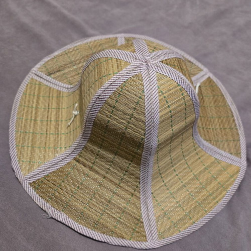 Traditional Vietnam hat new, beige and multicolor