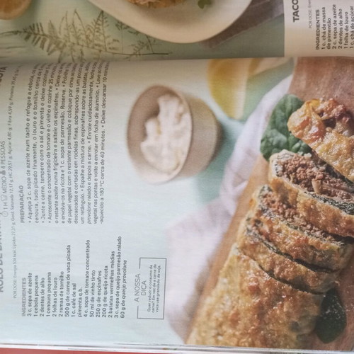 Portuguese magazine with 48 Portuguese recipes new
