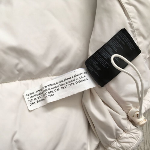 The North Face Nuptse Cropped High Pile Down Jacket used, cream, size S