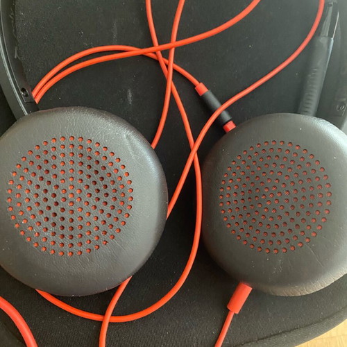 Poly C5220 headphones with mic like new, usb - jack