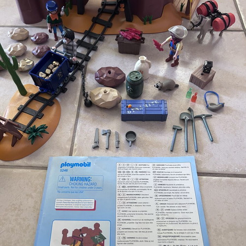 Playmobil 5246 Western Wild West Gold Mine playset