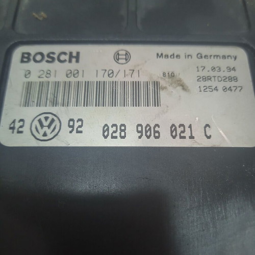 VW Golf 3 1.9TDI 1994 computer used, 0281001170, 028906021C