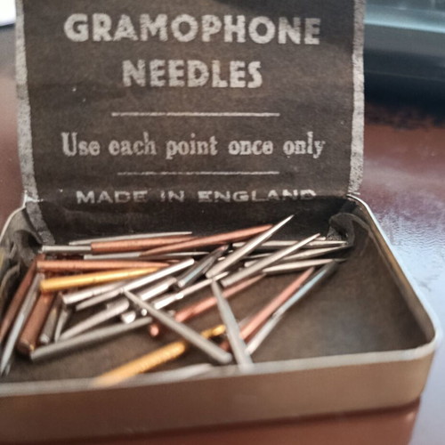 Gramophone needles Solo England like new, authentic unused