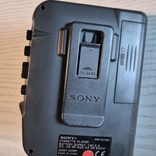 Sony Walkman WM-EX180 Megabass AVLS used, rare petrol color