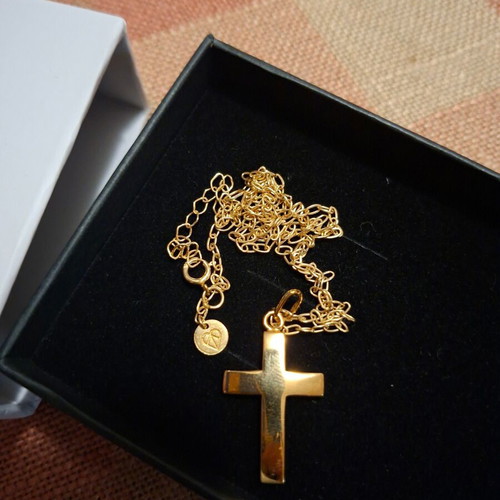 Doukissa Nomikou cross necklace, gold color