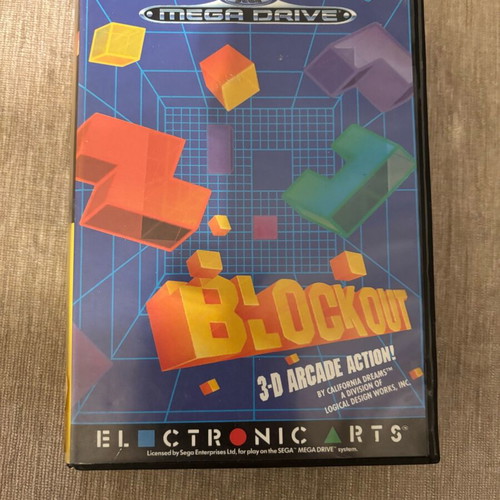 Blockout SEGA Mega Drive used, complete