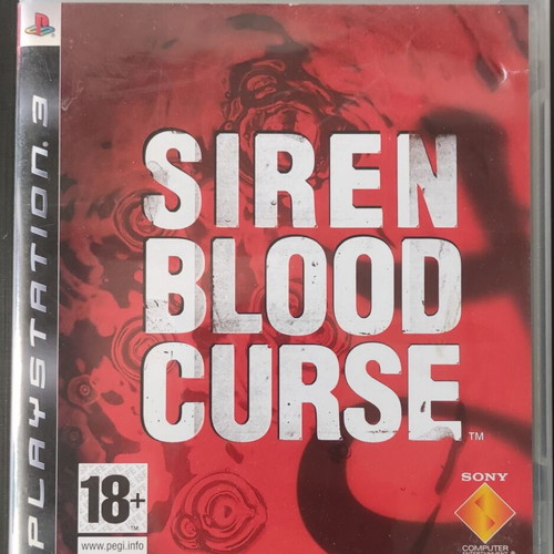 Siren Blood Curse PS3 game like new