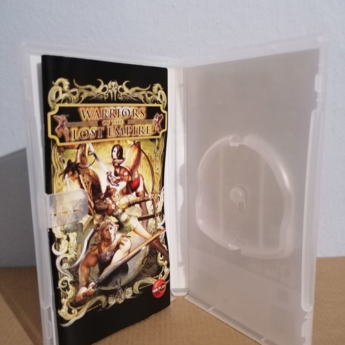 Warriors of the Lost Empire empty case, cover and manual for Sony PSP