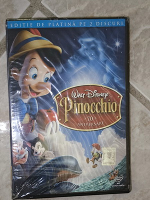 Pinocchio Disney DVD new, dubbed