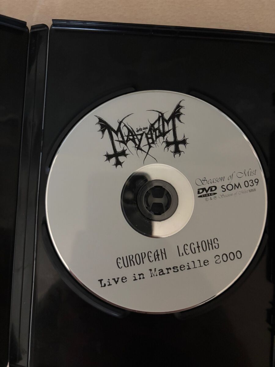 Mayhem Live in Marseille 2000 DVD like new - € 20,00