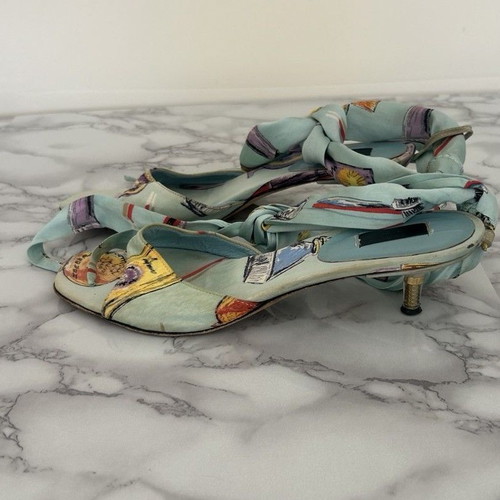 Iceberg women's satin vintage sandals size 39 used
