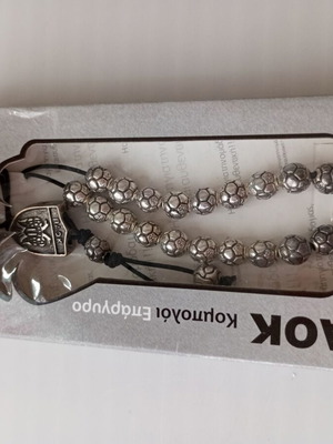 PAOK Silver-Plated Komboloi New Official Merchandise