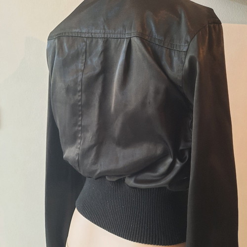 Black cardigan used, size small, V & M