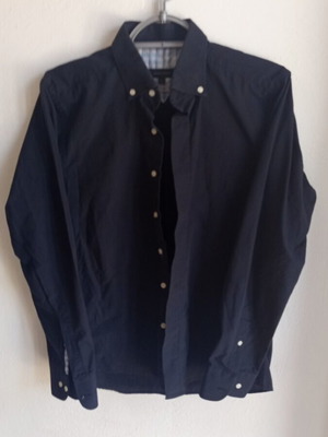 Dsquared2 men's dark blue shirt new, button-down collar