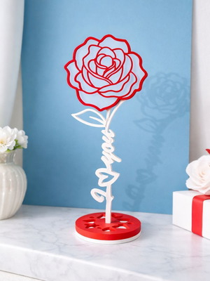 3D Print Decorative Rose Love new