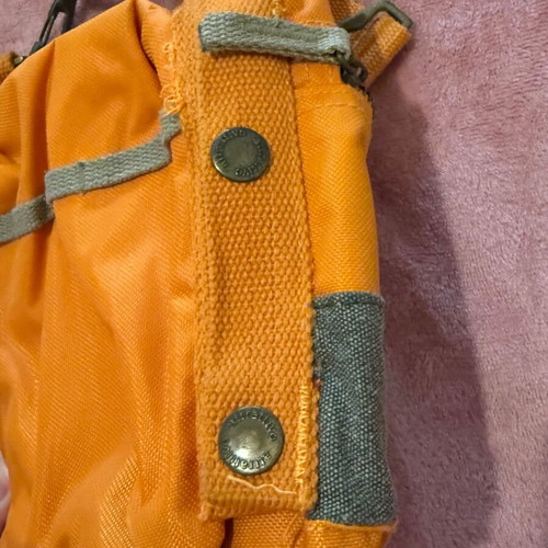 Attrattivo crossbody bag like new, orange and gray