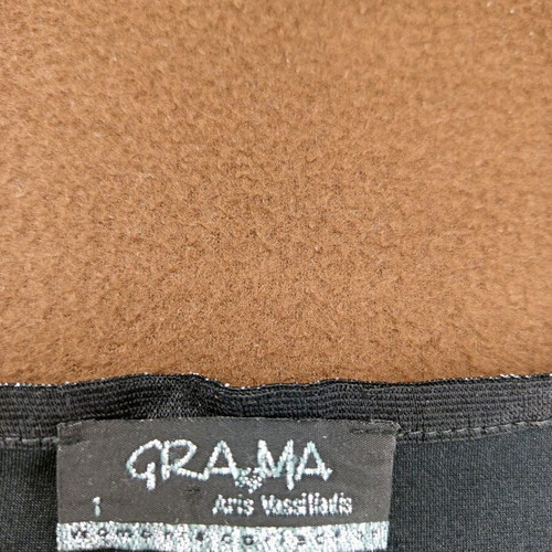 Black blouse with silver details used, size Medium