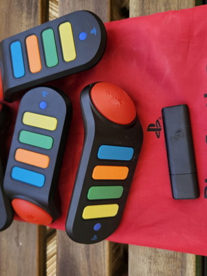 Official PlayStation Wireless Buzz! Controller Set for PS2 and PS3