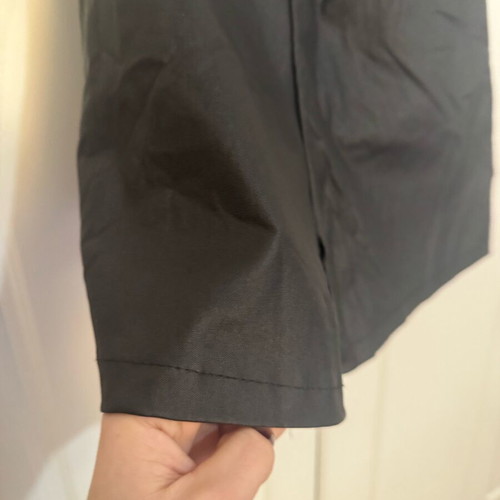 Skirt-shorts black soft fabric like new, matte leather imitation