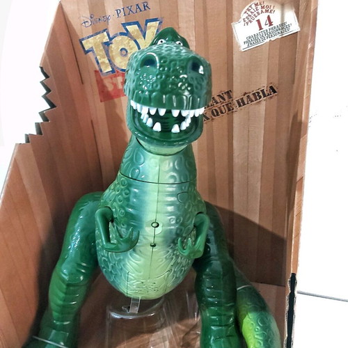 Rex Dinosaur Toy Story new, authentic figure with English phrases