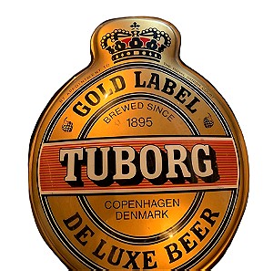 Tuborg Beer - Vintage φωτεινή επιγραφή, πινακίδα μπύρας. Συλλεκτική!
