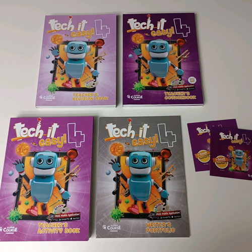Tech it easy! 4 Πακέτο βιβλίων καθηγητή και i-books, καινούργιο