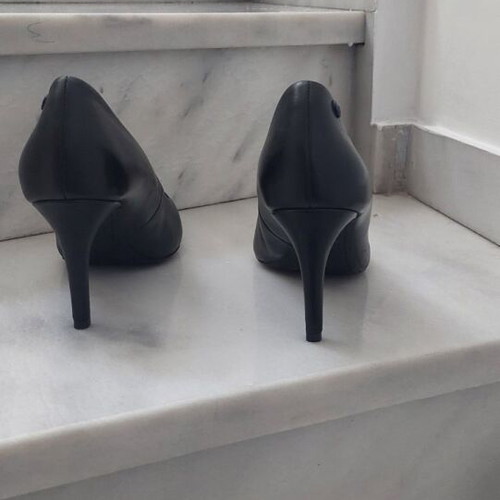 S.Oliver leather pumps No38 like new, black