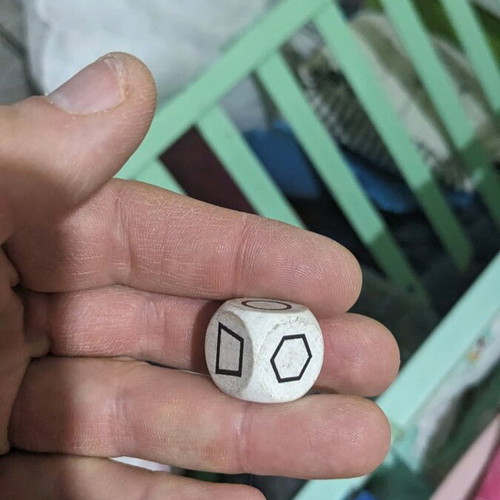 Colorama dice used in good condition