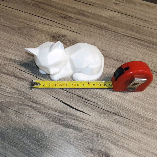 3D Printed Geometric Cat new minimal decorative figurine