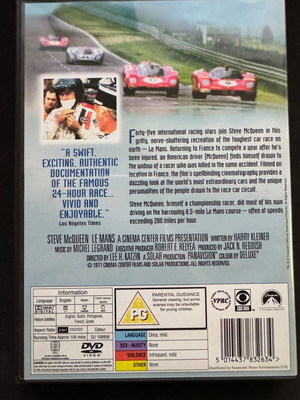 Le Mans DVD like new with subtitles
