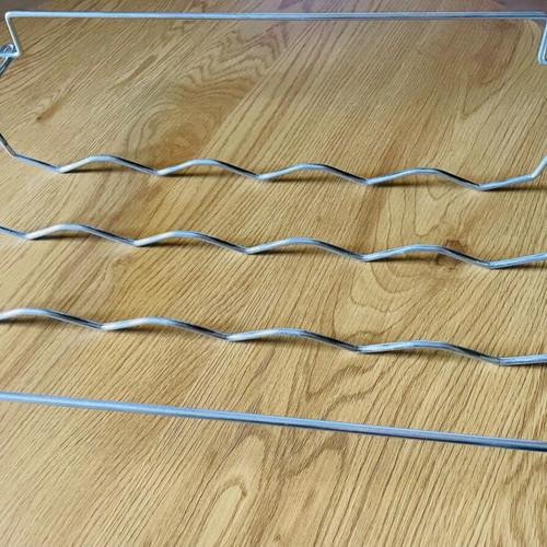 Wine fridge rack used