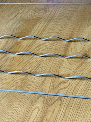 Wine fridge rack used