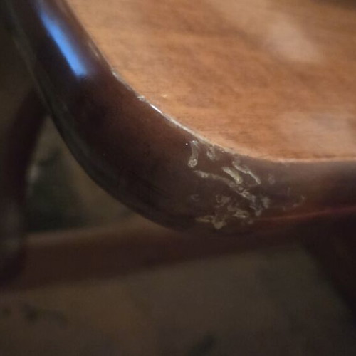 Wooden extendable table used with 33 cm extension