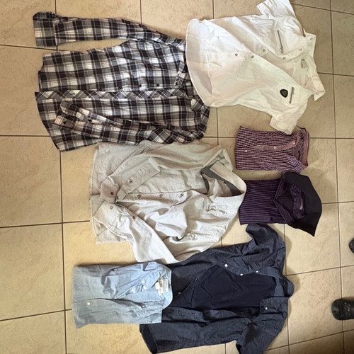 Men's shirts pack of 7 like new, sizes S/M, casual styles
