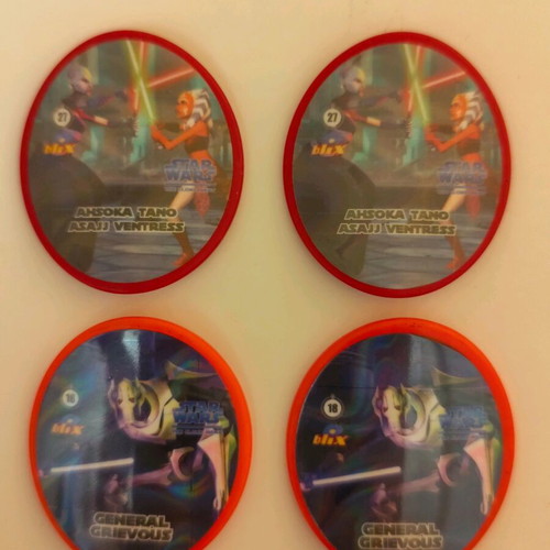 Star Wars vintage collectible tags set of 18 used
