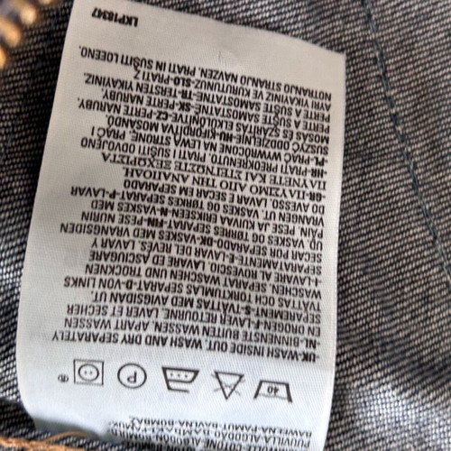 Levi's denim waisted jacket like new, size XS/S, blue