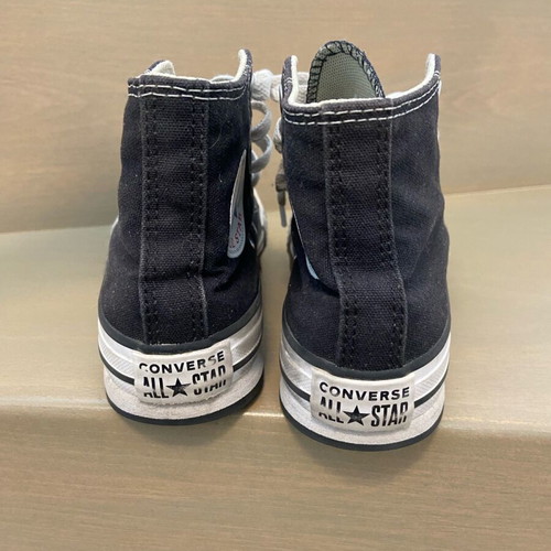 Converse All Star Flatform kids shoes like new, size 30, black