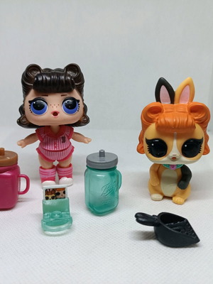 Lol Surprise doll and pet set like new with accessories