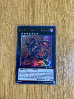 Red Eyes Flare Metal Dragon ultra rare like new