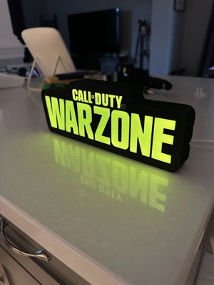 LED Gaming Lamp Call of Duty Warzone Style new