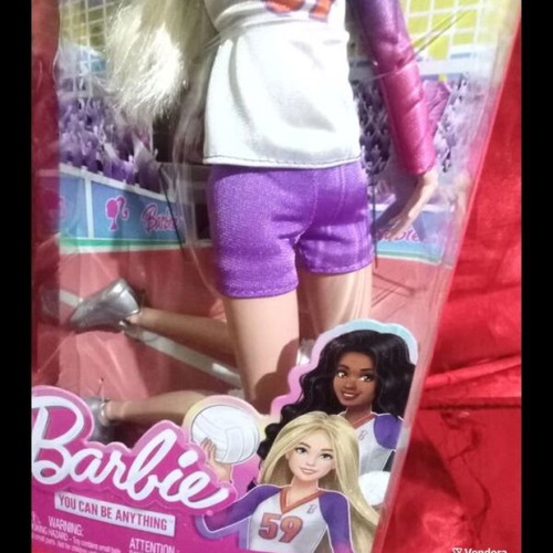 Barbie Volleyball Player New With Multiple Static Joints