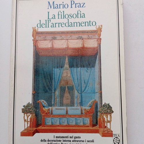 La Filosofia dell' Arredamento Mario Praz book like new, Italian