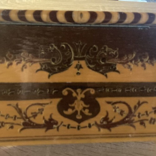 Wooden jewelry box used with music mechanism and unique design