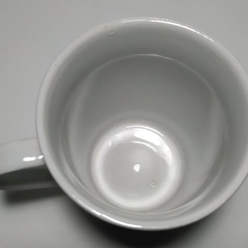 FAGE Gala Farma mug used, porcelain promotional