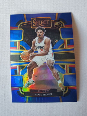 Kobe Brown 2023-24 Panini Select Basketball Card new